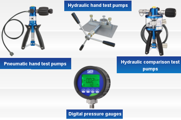 Test Pumps and Digital Gauges